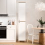 Hanah Home Nord - ND12-SW Armario Multiusos Blanco y Roble